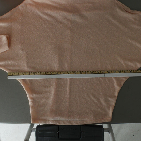 We The Free Sz SP Peach Orange Flowy Off Shoulders Polyester Cotton Top