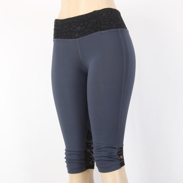 Vimmia AW Shorts Sz S x 16 Navy Blue Black Lace Back Nylon Spandex AW Shorts