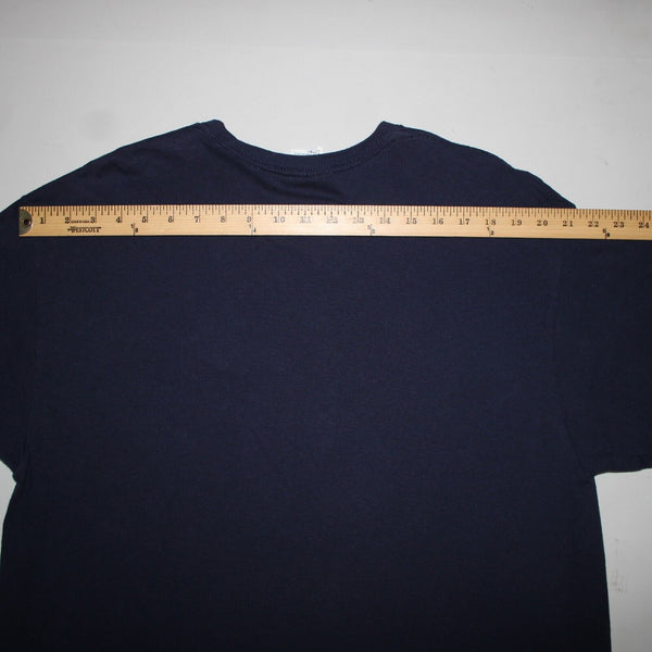 Delta Pro Popeye Sz XL Navy Blue White Graphic 100% Cotton Tee Shirt