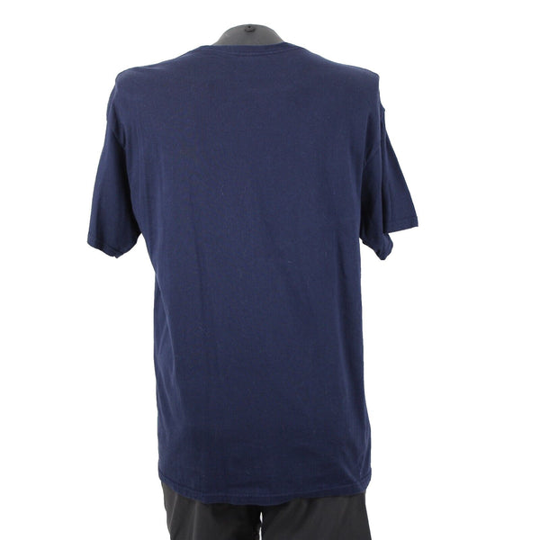 Delta Pro Popeye Sz XL Navy Blue White Graphic 100% Cotton Tee Shirt