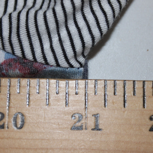 Chris Carol Plus Top NEW $29 Sz 2XL Gray Blue Multi Color Floral Poly Rayon Top