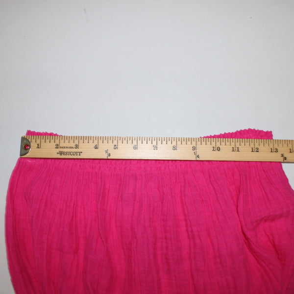 Michael Stars Top NEW $98 Simone Sz XL Magenta Pink Double Gauze Cotton Tube Top