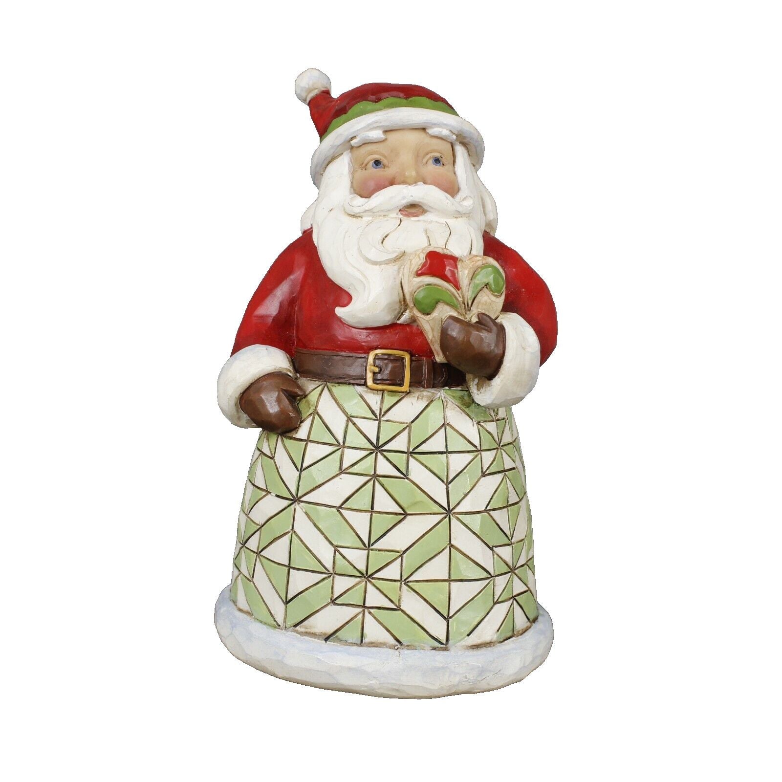 Jim Shore 2012 Heartwood Creek 4027706 Giving Its Own Gift 5" Santa Claus Figure