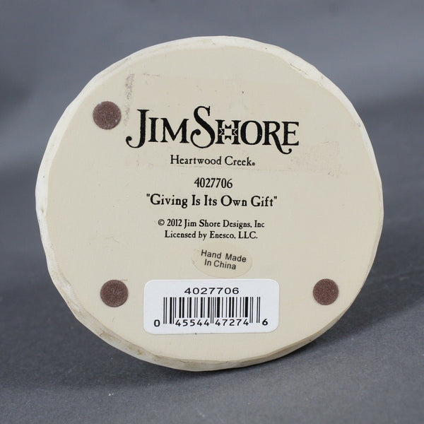 Jim Shore 2012 Heartwood Creek 4027706 Giving Its Own Gift 5" Santa Claus Figure