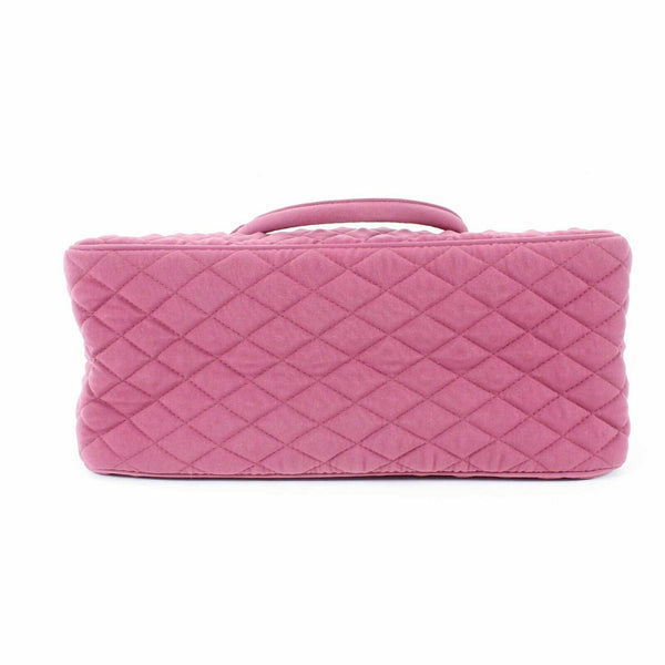 Vera Bradley Sz 8 x 13 Purple Quilted Fabric Convertible East West Purse