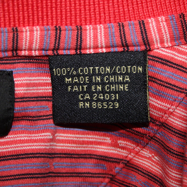 Kinloch Anderson Sz L Cora lPink Blue Cream Two Ply100% Combed Cotton Shirt