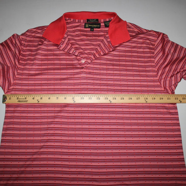 Kinloch Anderson Sz L Cora lPink Blue Cream Two Ply100% Combed Cotton Shirt