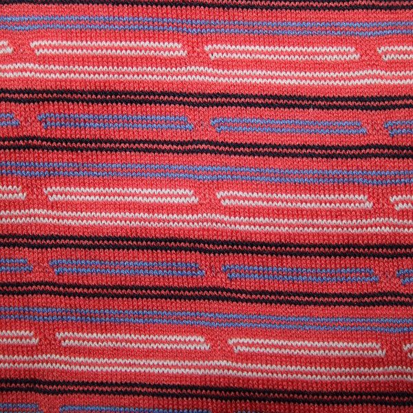 Kinloch Anderson Sz L Cora lPink Blue Cream Two Ply100% Combed Cotton Shirt