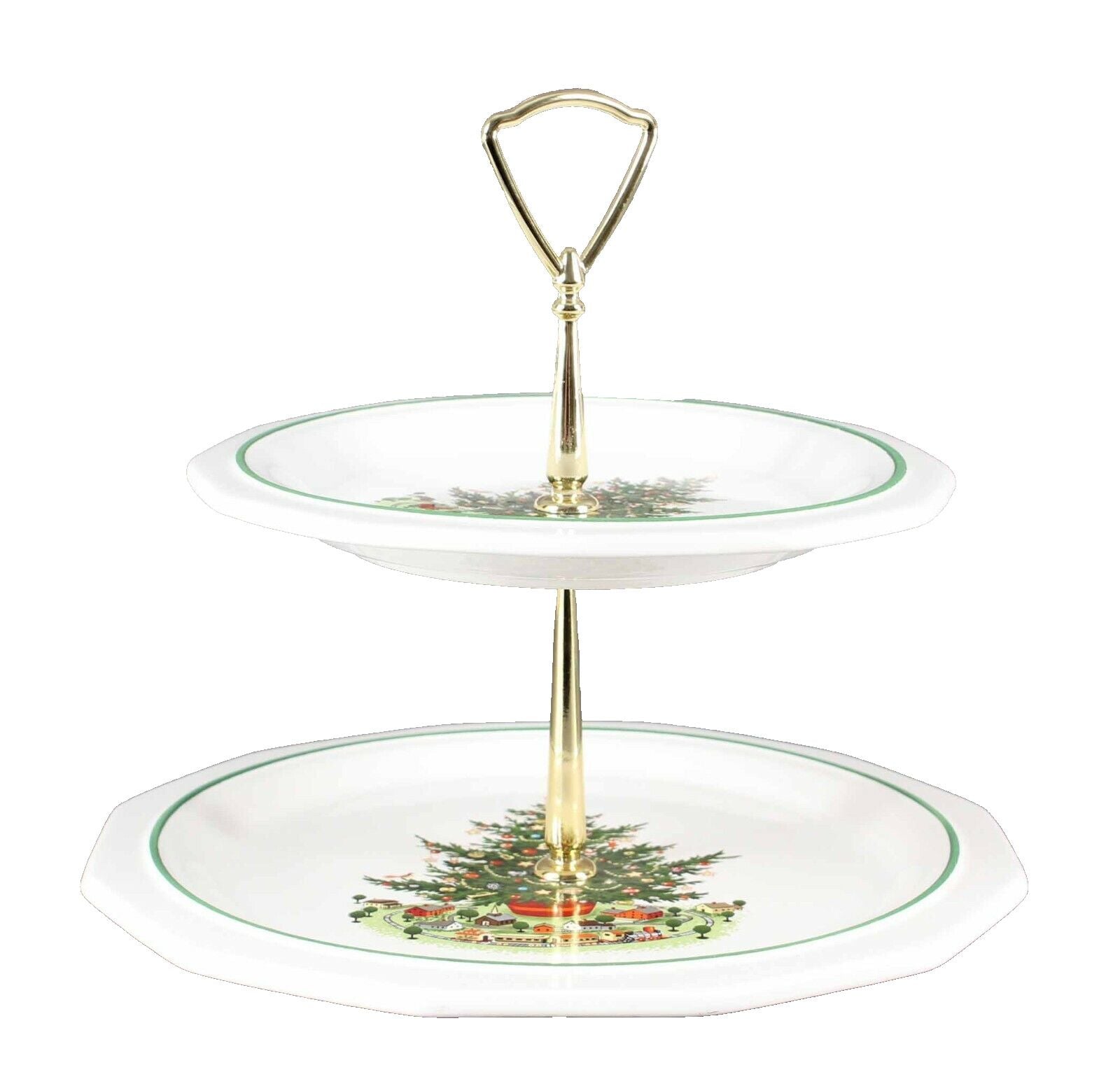 Pfaltzgraff Christmas Heritage 2-Tier Serving Tray