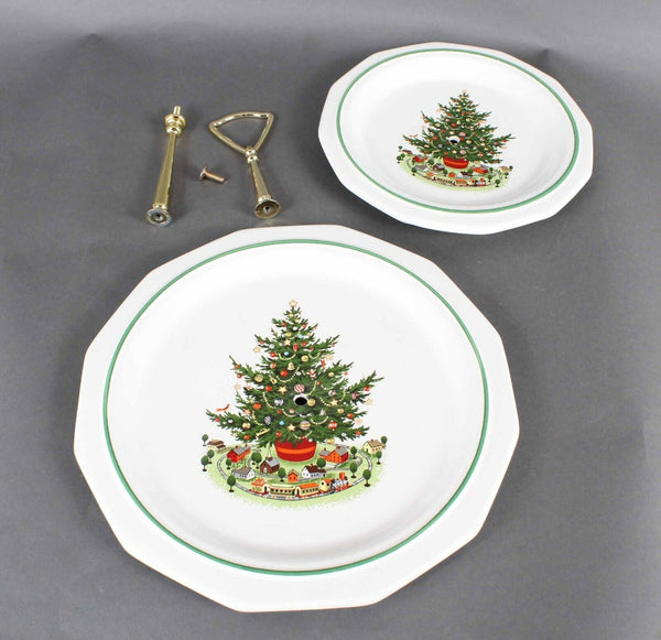 Pfaltzgraff Christmas Heritage 2-Tier Serving Tray