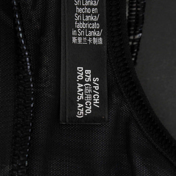 Victoria Sport Sz SP Black Navy White Racerback Poly Elastane AW Sports Bra