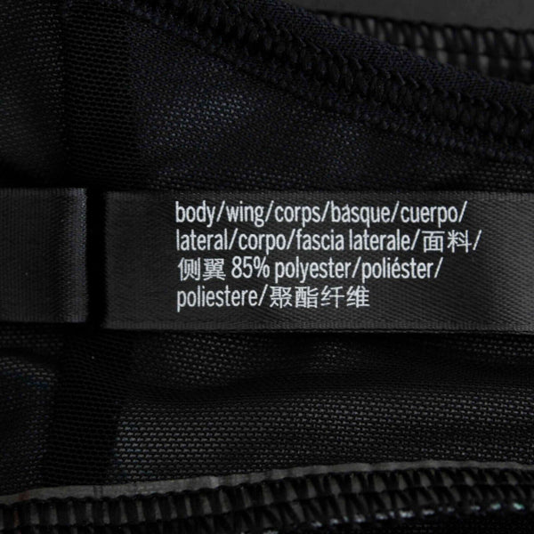 Victoria Sport Sz SP Black Navy White Racerback Poly Elastane AW Sports Bra
