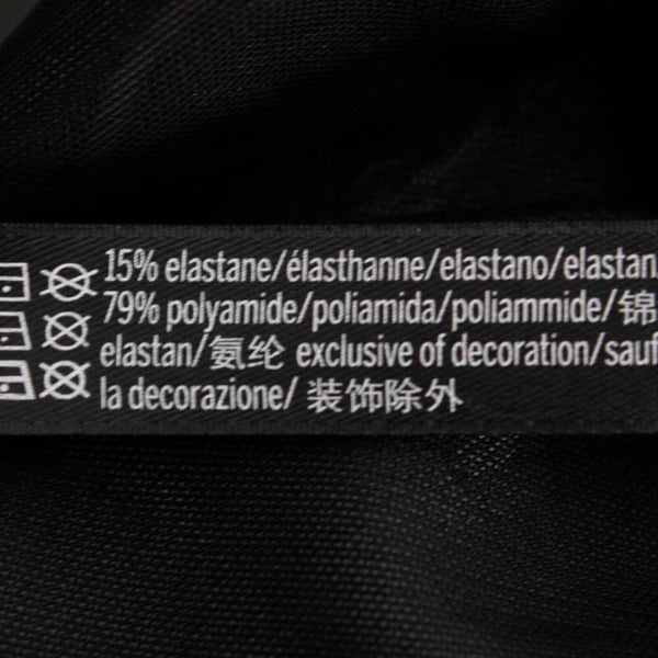 Victoria Sport Sz SP Black Navy White Racerback Poly Elastane AW Sports Bra