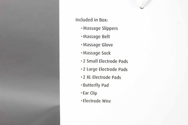IQ Technologies Massage Slippers Belt Glove Sock Electrode Pads Plus Accessories