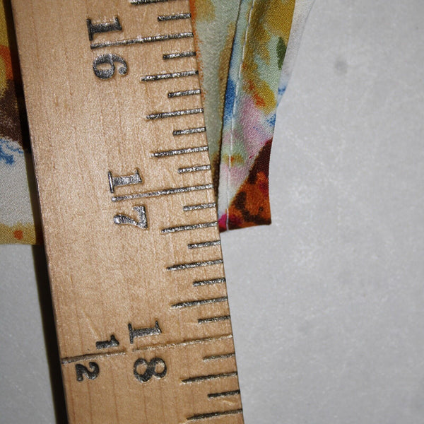 Pure Sage NEW $84 Sz 4 White Multi Print Adjustable Drawstring 100% Poly Dress