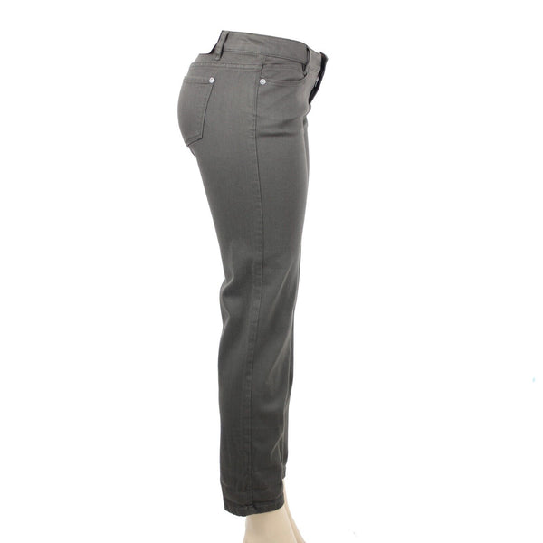 J Jill NEW $89 Denim Sz 2P x 29 Dark Olive Green Straight Leg Cotton Pant