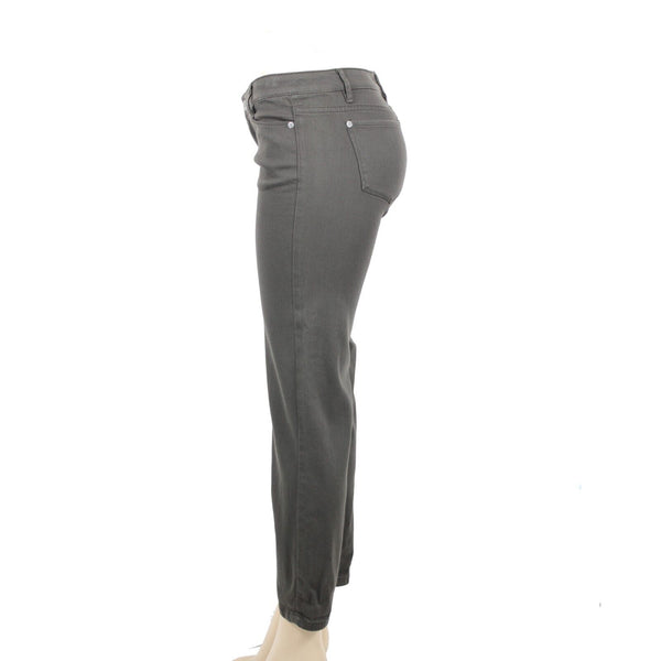 J Jill NEW $89 Denim Sz 2P x 29 Dark Olive Green Straight Leg Cotton Pant