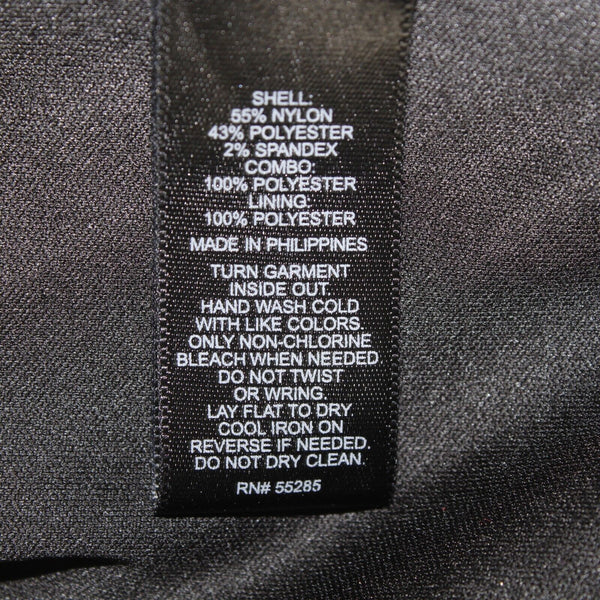 Express Sz 2 Black Gold Textured Shimmer Mesh Inserts Nylon Blend Bodycon Dress