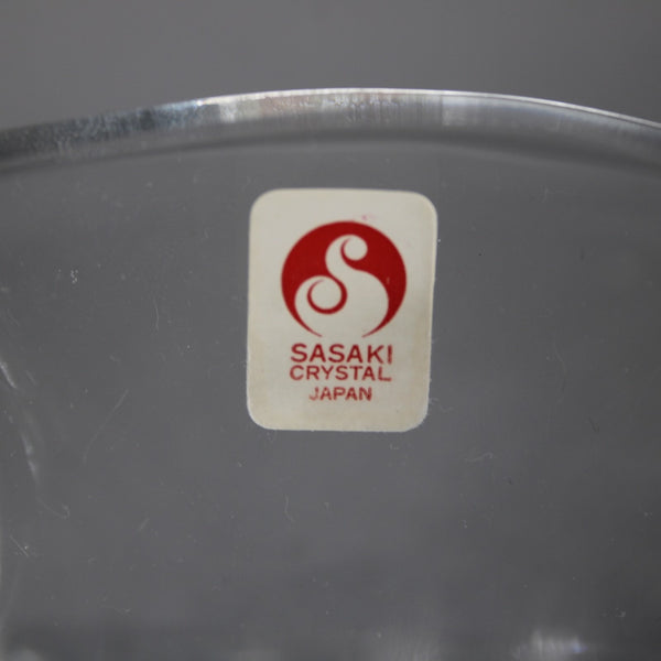 Sasaki Elephant Bowl 3 x 6 Crystal Elephant Bowl