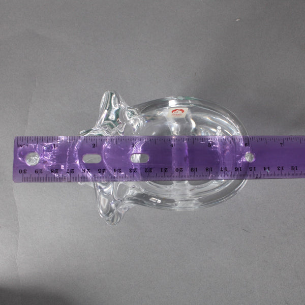 Sasaki Elephant Bowl 3 x 6 Crystal Elephant Bowl