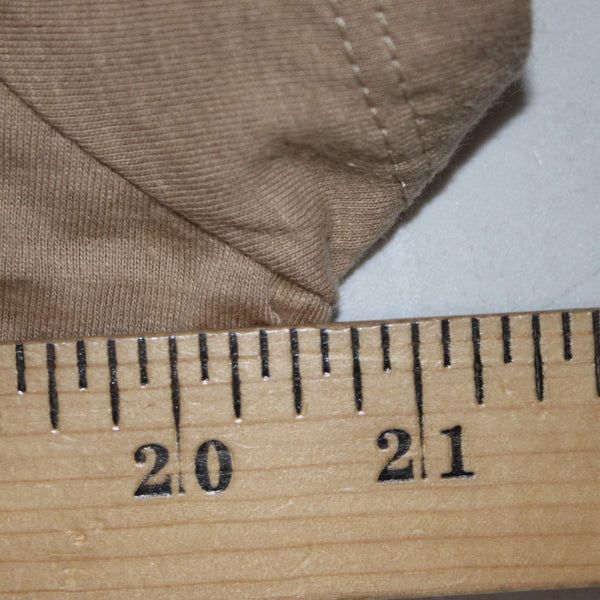 Sexy Basics Dress NEW $60 Sz XL Tan Short Sleeve Tee Shirt 100% Cotton Dress