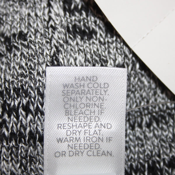 Pure Jill Top NEW $79 Sz S Black White Hi Lo Linen Cotton Top