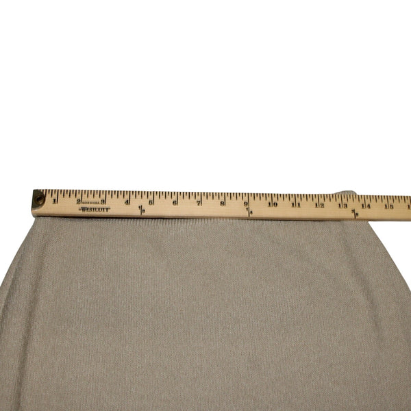 Steve Fabrikant Skirt Neiman Marcus Sz S Tan Santana Knit Wool Rayon Skirt