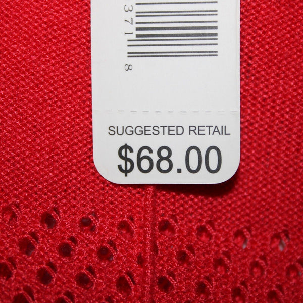 Joseph A NEW $68 Sz S Strawberry Pink Button Up Sheer Eyelet 100% Rayon Cardigan