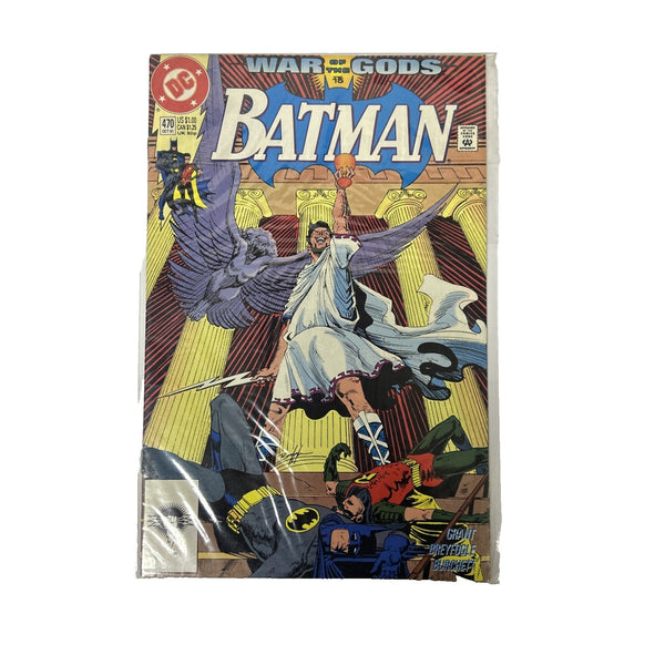 Dc Comics Comic Book Batman # 470 Oct 1991 War Of The Gods Comic Book