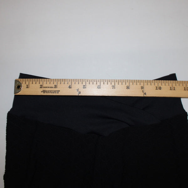 Boom Booty Sz L x 26 Black Elastic Waist Polyester Spandex Active Wear Pant
