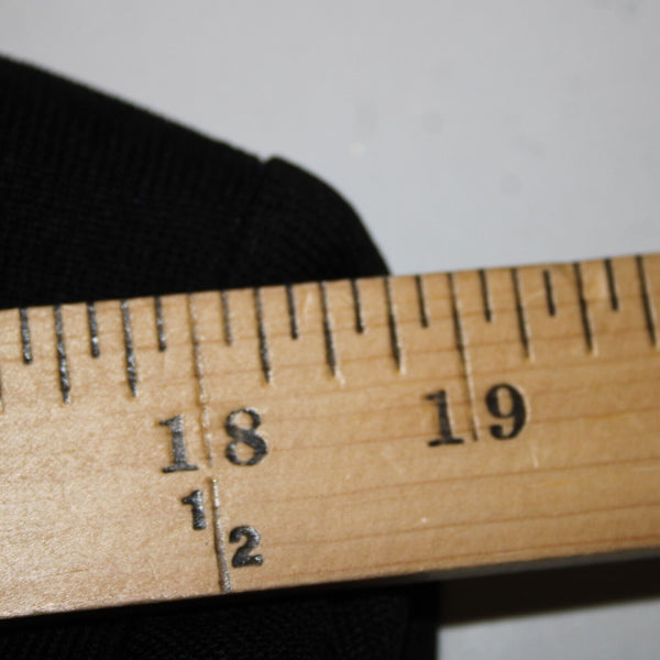 Misook Sz L Black Side Slits Pockets Rayon Acrylic Polyester Wrap