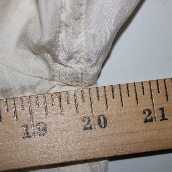 Banana Republic NEW $140 Sz XS Cream White Collared Buttons 100% Silk Top
