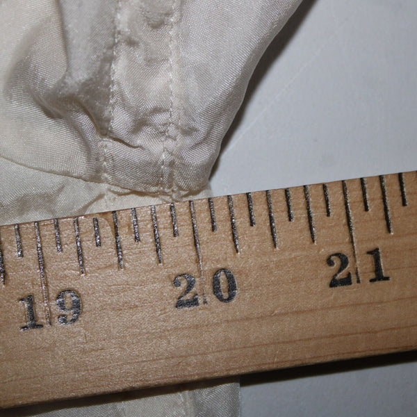 Banana Republic NEW $140 Sz XS Cream White Collared Buttons 100% Silk Top