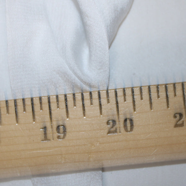 Maje Top Sz 1 White Long Sleeve V Neck With Ties 100% Polyester Top