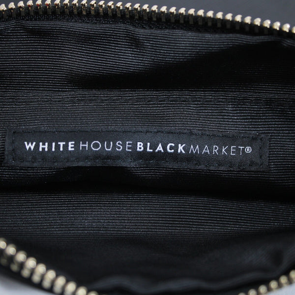 White House Black Market Black Multi Color Sunflowers 9 x 7 Polyurethane Wrislet