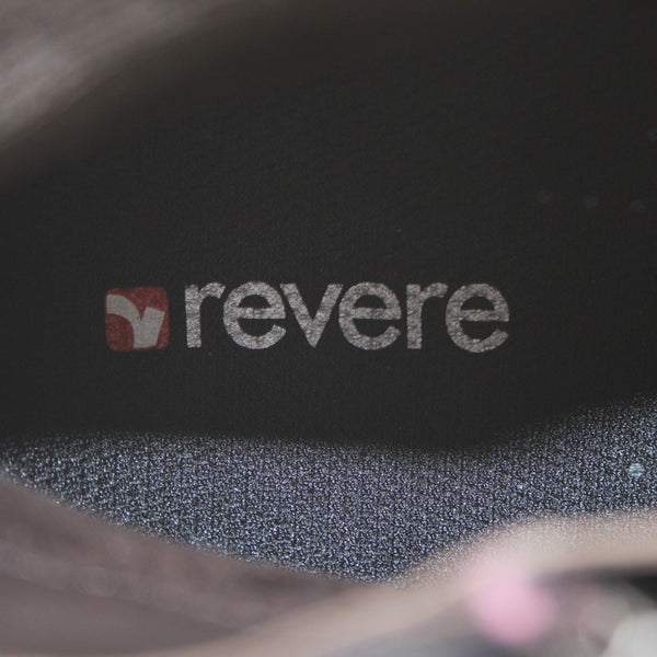 Revere Booties Toronto Sz 42 Chocolate Brown Zipper Leather Rubber Ankle