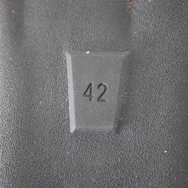 Revere Booties Toronto Sz 42 Chocolate Brown Zipper Leather Rubber Ankle