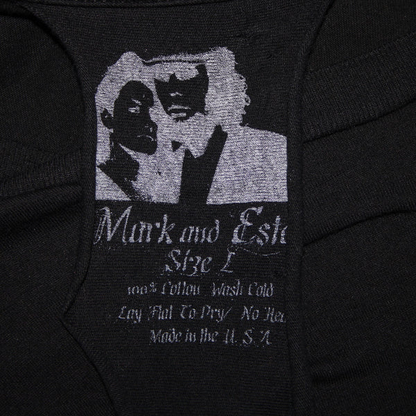 Mark And Estel Sz L Black Asymmetrical Bohemian 100% Cotton Top