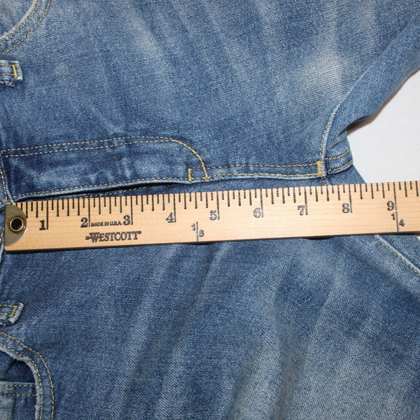 Pilcro Jeans Sz 26 x 30 Blue Denim Roll Up Ankle Pockets Cotton Elastane Jeans