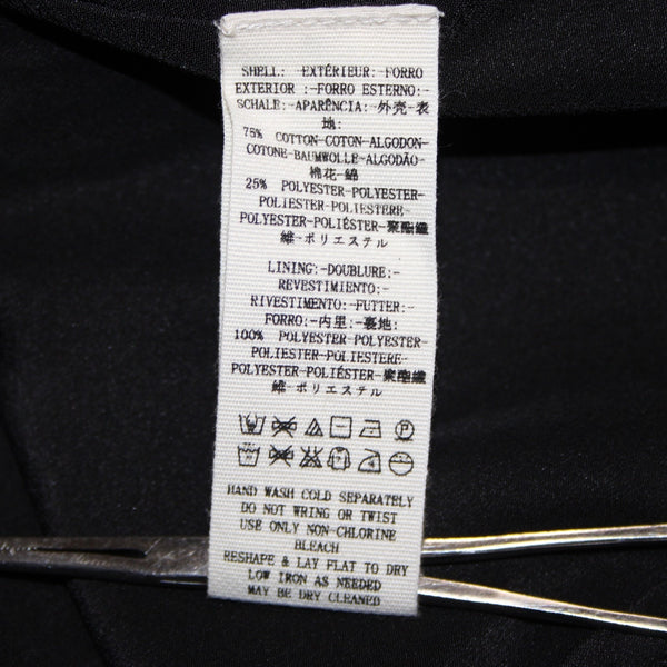 Free People Dress NEW Sz 4 Black Beaded V Neck Lined Cotton Polyester Dress