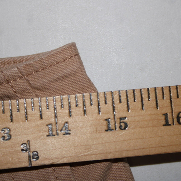 Talbots NEW $90 Sz 2 x 26 Tan Pockets Cotton Spandex Capri Pant