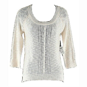 Charlotte Russe NEW $25 Sz S Peach Cotton Acrylic Hi Lo Pullover Sweater