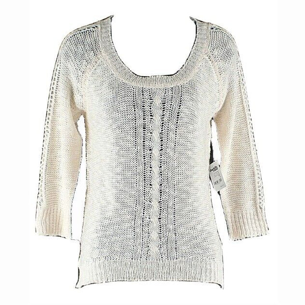 Charlotte Russe NEW $25 Sz S Peach Cotton Acrylic Hi Lo Pullover Sweater