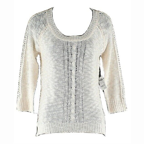 Charlotte Russe NEW $25 Sz S Peach Cotton Acrylic Hi Lo Pullover Sweater