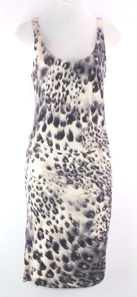 Velvet NEW $168 Sz L Navy Slate Cream Bodycon Rayon Spandex Dress