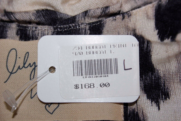 Velvet NEW $168 Sz L Navy Slate Cream Bodycon Rayon Spandex Dress