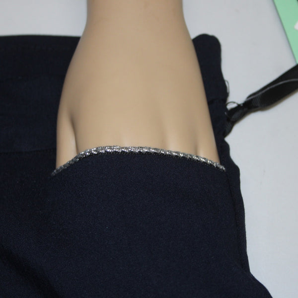 89th Madison Pant NEW $48 Sz PM x 27 Vagabond Navy Blue Ankle Rayon