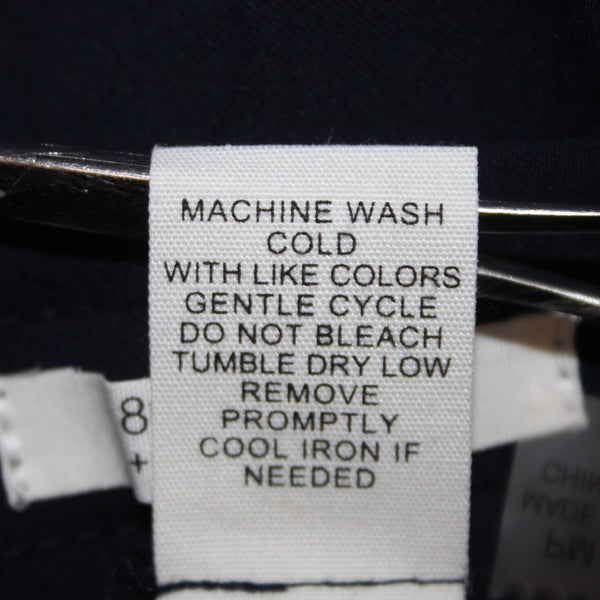 89th Madison Pant NEW $48 Sz PM x 27 Vagabond Navy Blue Ankle Rayon