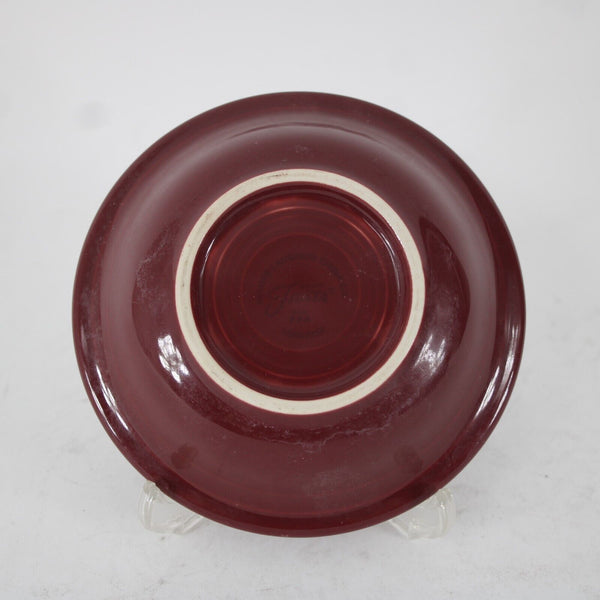 Fiesta Homer Laughun China Burgundy  Lead Free 5" AS IS  Soup Bowl