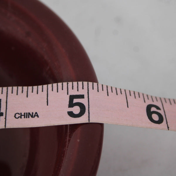 Fiesta Homer Laughun China Burgundy  Lead Free 5" AS IS  Soup Bowl